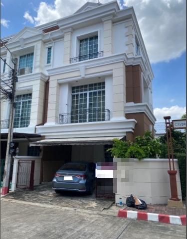 ขายทาวน์โฮม 3 ชั้น  พลัส ซิตี้พาร์ค เกษตร - งามวงศ์วาน แปลงมุม 34 ตรว 