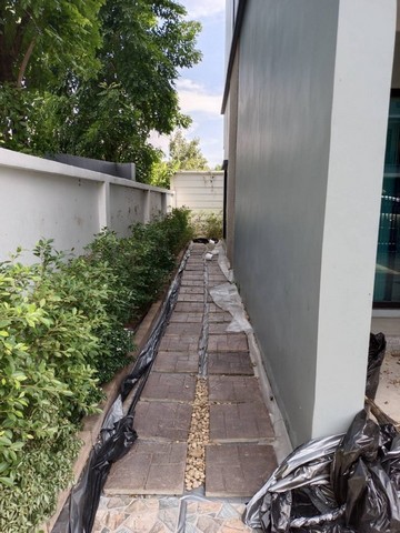 บ้านชญาดาแอทเวิร์ค  หลังแรกติดป้ายโครงการพร้อมเฟอร์นิเจอร์ครบชชุด แอร์5เครื่อง