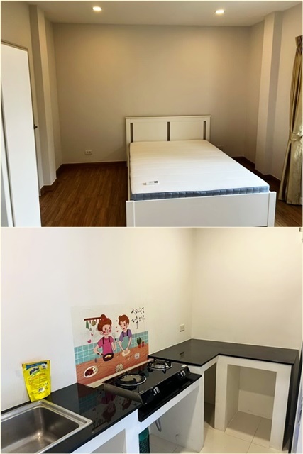 ให้เช่า.บ้านเซนโทร 2 ชั้น MRT ดอนเมือง 2.2 กม. 5 แอร์ หลังมุม 4 นอน  ตลาดโกสุมรวมใจ 0.8 กม รพ.มงกุฏวัฒนะ 3.1 กม.