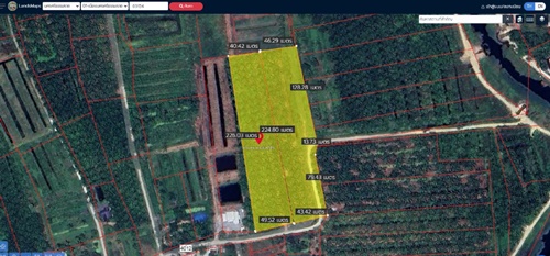 ขายที่ดินสวนปาล์มน้ำมัน หน้ากว้างประมาณ 49.5 เมตร ลึกประมาณ 225 เมตรขนาด 6 ไร่ 14.3 ตารางวา ถนนทางเข้ากว้างประมาณ 3 เมตรตำบล ท่าเรือ อำเภอเมืองนครศรีธรรมราช จังหวัดนครศรีธรรมราช(ใกล้ โรงเรียนบ้านบางเตย) ขายพร้อมสวนปาล์ม มี 2 แปลง เนื้อที่รวม 11 ไร่  1 งาน  89 ตารางวา พิกัดที่ดิน:https://maps.app.goo.gl/t2CEqiQFZAwpBJb56 ราคา 18,107,250 บาท (ต่อรองได้) สถานที่ใกล้เคียง-โรงเรียนบ้านบางเตย สพป.นครศรีธรรมราช เข