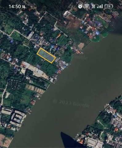 ขายที่ดินสวย  ทำเลทอง ใกล้แม่น้ำเจ้าพระยา 2 แปลง 3 ไร่กว่า