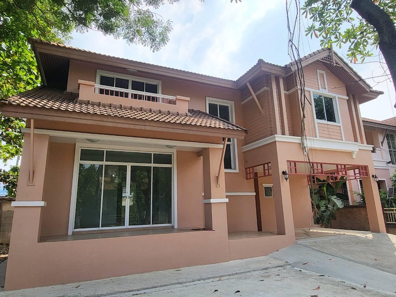 BH3252 ให้เช่าบ้านโครงการปริญญดาวงแหวนสาทร บ้านหรูขนาดใหญ่ บ้านหัวมุม อยู่ต้นโครงการ พร้อมอยู่ ใกล้ MRTหลักสอง