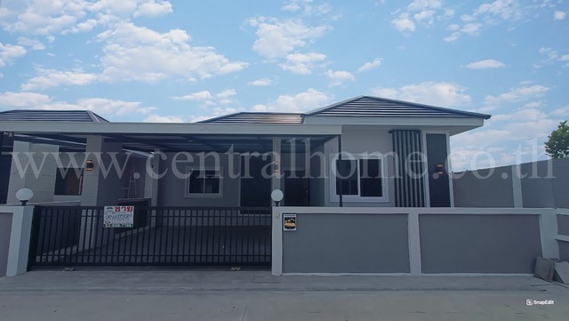 P1 บ้านเดี่ยว แสนไพศาล โฮม ชลบุรี ราคาถูกที่สุด บ้านใหม่ไม่เคยเข้าอยู่