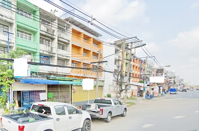 อาคารพาณิชย์ 4.5 ชั้น MRT เลี่ยงเมืองปากเกร็ด 4.7 กม. รร.สาธิตปทุม 1.5 กม.3 คูหา หัวมุม 6นอน ให้เช่า เมืองทองธานี 2.4 กม. 70 ตร.วา 910 ตร.ม.