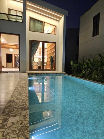ขายบ้านเดี่ยวโครงการAtmos Prime Villa Pattaya  บ้านตัวอย่าง  พูลวิลล่าพัทยา บางละมุง ชลบุรี