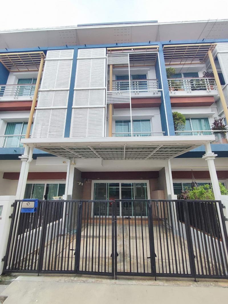 ให้เช่าทาวน์โฮม 3 ชั้น 3 ห้องนอน โครงการชวนชื่นโมดัส วิภาวดี เฟส 2 ติดถนนวิภาวดี ใกล้เจ๊เล้ง 