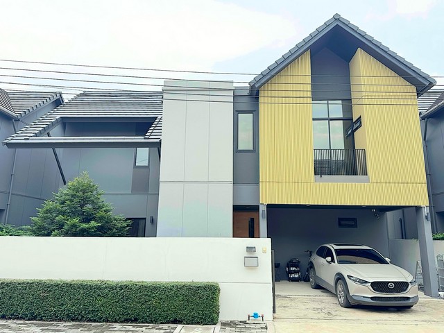 Me41ขายหรือให้เช่าบ้านเดี่ยว 2 ชั้น โครงการโนเบิล เกเบิล วัชรพล ติดถนนเพิ่มสิน ใกล้ทางด่วนฉลองรัช และ BTS สายสีเขียว ใกล้สนามบินดอนเมือง