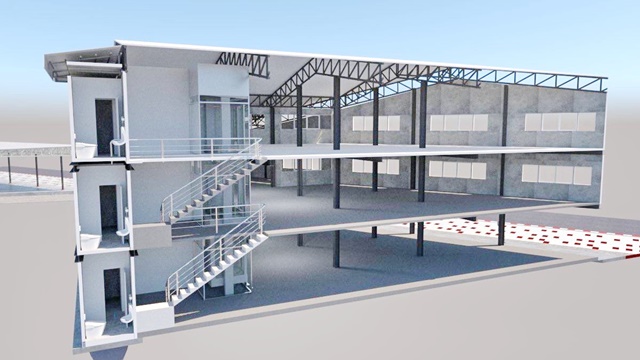 สวนหลวง ร.9 ให้เช่า-ขาย โชว์รูม สำนักงาน 3 ชั้น 255ตรว.1505 ตรม. ติดถนนใหญ่ ตลาดรถไฟศรีนครินทร์ 2.4 กม รพ.สินแพทย พัฒนาการ