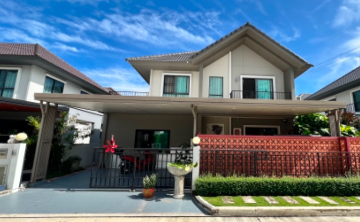 ขายบ้านเดี่ยว เพฟ ปิ่นเกล้า - ศาลายา  เนื้อที่ 50.6 ตรว มี 4 นอน  3 น้ำ