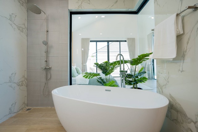 บ้านพูลวิลล่าสุดหรู ตลาดน้ำหัวหิน ตระการตา 3นอน 4น้ำ สามพันนาม 1.7กม.จัดเต็มเฟอร์ สวนน้ำวานา อุทยานราชภักดิ์ 270 ตร.ม.68 ตร.วา.