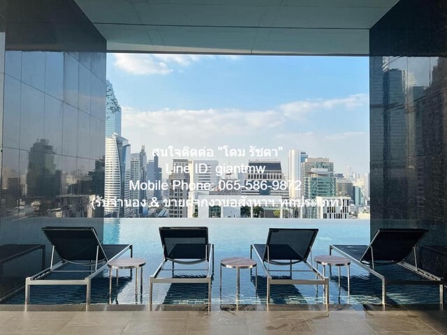 ให้เช่าด่วน! Condominium Nara 9 by Eastern Star นารา 9 บาย อีสเทอร์น สตาร์ ใหญ่ขนาด 38 ตาราง.เมตร 1 BEDROOM 20000 BAHT. พร้อมให้คุณเป็นเข้าจอง