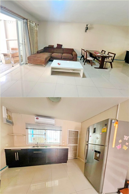 ให้เช่า เดอะ พาซิโอ 1.4กม.อ่อนนุช-วงแหวน 3นอน ทาวน์เฮ้าส์ 2ชั้น ครัวบิวท์อิน 33ตร.วา ลาดกระบัง 12-16  . ARLบ้านทับช้าง 2.9 กม. ลานบุญ 700ม.