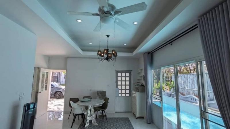 พูลวิลล่าขาย 8.9 ล้าน 78 ตรว. #โซนหนองหอย #อำเภอเมือง บ้านชั้นเดียว เฟอร์นิเจอร์ครบครัน พร้อมเข้าอยู่