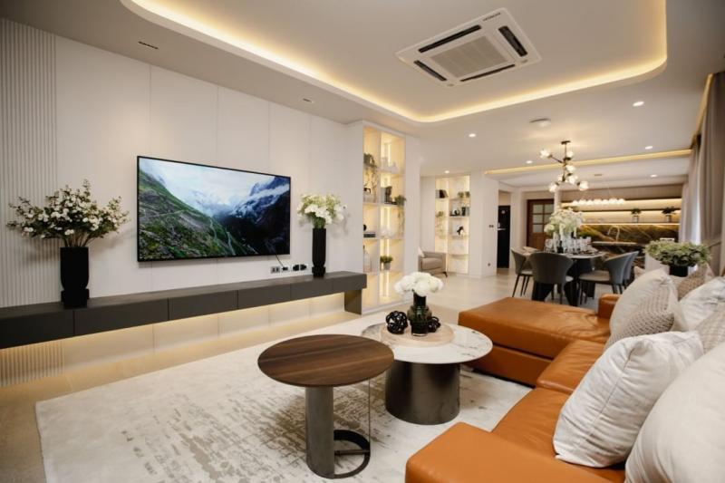 Pool Villa สวยสุดว้าว 19.49 ล. 129.6 ตรว. 4 นอน 6 น้ำ สันทราย บ้านเดี่ยว 2 ชั้น เฟอร์นิเจอร์ครบ หลังบ้านติดริมน้ำ โอบล้อมด้วยต้นไม้ใหญ่