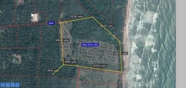 ส่งท้ายปีด้วยทรัพย์ดีดีซื้อเก็บ  ที่สวย19 ไร่ 3 งาน  หน้ากว้างด้านทะเล 106 เมตร ขายราคาไร่ล่ะ 3 ล้านบาท โฉนดครุฑแดง พร้อมโอน