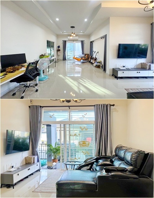 แยก นิคมพัฒนา ระยอง คฤหาสน์  เครื่องใช้ไฟฟ้า .3 นอน​ จัดเต็มเฟอร์ใหม่ 2 น้ำ​ ร่มรื่น 62ตร.วา.242ตร.ม.ให้เช่า รพ.นิคมพัฒนา 1.2กม.