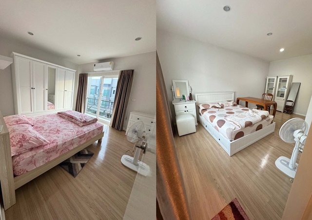 สวนหลวง ร.๙ ให้เช่า คฤหาสน์หรู เฟอร์ครบ ตรงปก! ม.รามคำแหง 2 1.5 กม ทาวน์โฮมหรู 3ชั้น  3นอน 3น้ำ 224 ตร.ม. 22 ตร.วา.  MRTศรีอุดม 3 กม.