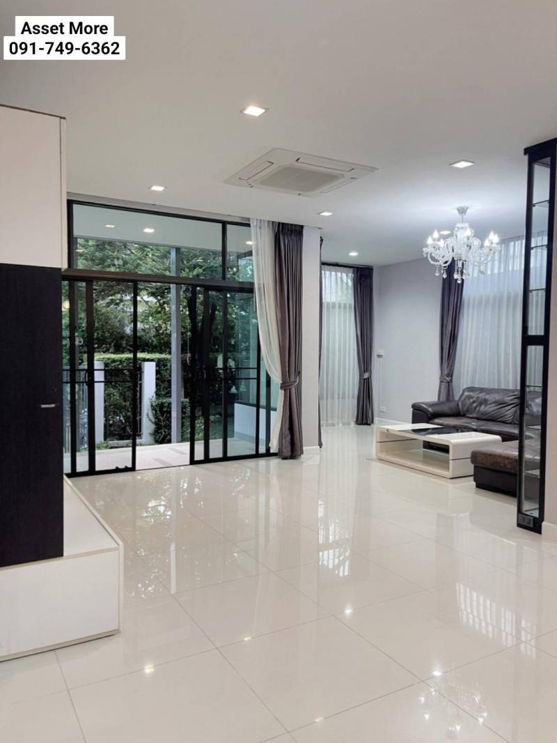 ให้เช่า/ขาย บ้านเดี่ยว (หลังมุม)  โครงการ เศรษฐสิริ ศรีนครินทร์-พระราม9 ใกล้โรงเรียนนานาชาติ Wellington College และ Brighton