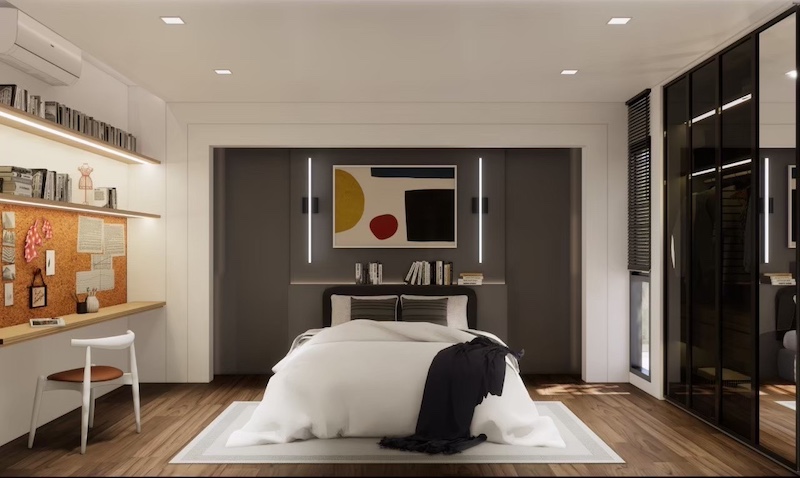 BH3282 ให้เช่าบ้านหรู โครงการ นันทวัน พระราม 9 - ศรีนครินทร์ แบบบ้าน Achievement (M Size) บ้านหรู 3 ชั้น พร้อมลิฟต์ส่วนตัว