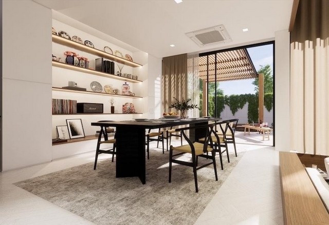 ให้เช่าบ้านเดี่ยว 3 ชั้น โครงการนันทวัน พระราม 9 - ศรีนครินทร์