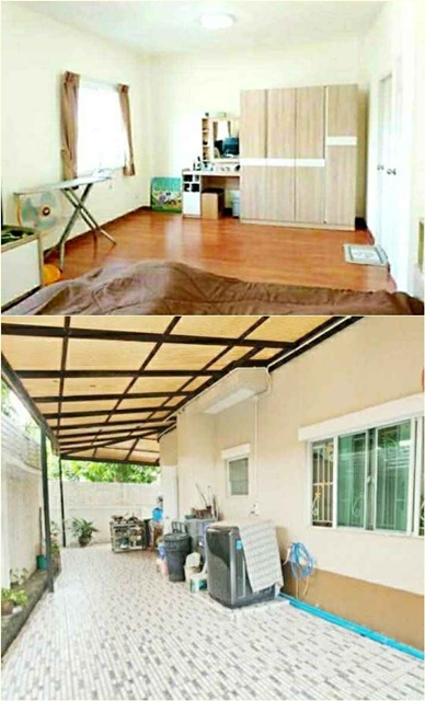 บิ๊กซี เคหะร่มเกล้า 800m. หน้าสโมสร MRT มีนพัฒนา 3.1 กม.บ้านเดี่ยว 2ชั้น 3นอน 50ตรว. 240 ตร.ม.สระว่ายน้ำ ให้เช่า หลังมุม หน้าบ้านกว้าง