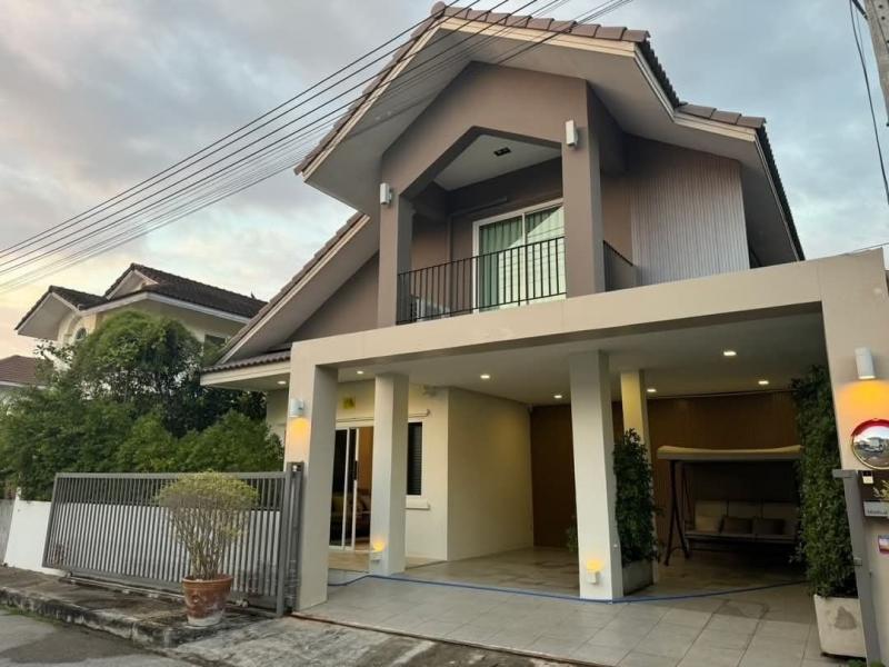 บ้านให้เช่า 40,000 บาท/เดือน 50 ตรว. หมู่บ้านพราวขวัญเวียง หางดง บ้านเดี่ยว 2 ชั้น เฟอร์นิเจอร์ครบ รับสัตว์เลี้ยงทุกชนิด เข้าอยู่ได้เลย