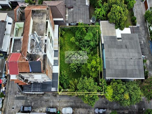 ขายที่ดิน เนื้อที่ 115 ตรว. ย่านเอกมมัย สุขุมวิท 65 ( ซอยปรีดีพนมยงค์ 15 ) ที่ดินปรับแล้ว