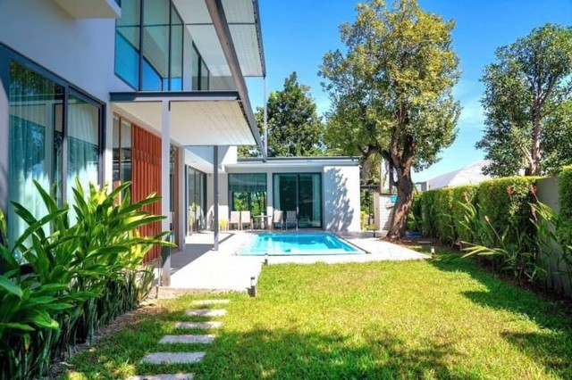 บ้านพูลวิลล่าให้เช่า 4 ห้องนอน 4 ห้องน้ำ ขนาด 133 ตรว.เมืองเชียงใหม่