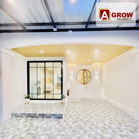 หมู่บ้านเจ้าพระยา 8 บ้านสวยสไตล์มินิมอล ถนนเมน พร้อมเข้าอยู่ได้เลย