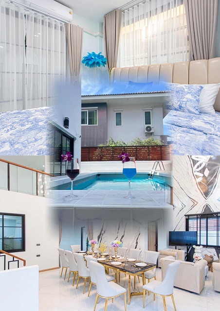 รัชดา พูลวิลล่าส่วนตัวสุดหรู คฤหาสน์ หลังใหญ่ 5 นอน  อิมพีเรียลเวิลด์ ลาดพร้าว 0.9 กม.ทำเลดี สไตล์โมเดิร์น ย่านห้วยขวาง สไตล์โมเดิร์นใหม่ จัดเต็มเฟอร์ ครัวบิวท์อิน 3 น้ำ ตลาดโชคชัย 4 1.7 กม.60 ตร.วว. 500 ตร.ม. แหล่งธุรกิจ แหล่งช้อปปิ้ง รร. นานาชาติ KIS 3 กม. แหล่งท่องเที่ยว เดอะซีน ทาวน์ อิน ทาวน์ 1.2 กม.ให้เช่า 249,999 b-m ขาย 18 ล้านบาท MRT ลาดพร้าว 71 0.7 กม.    Ratchada luxurious private pool villa large Mansion Imperial World Lat Phrao 0.9 km. 5bed Good locatio