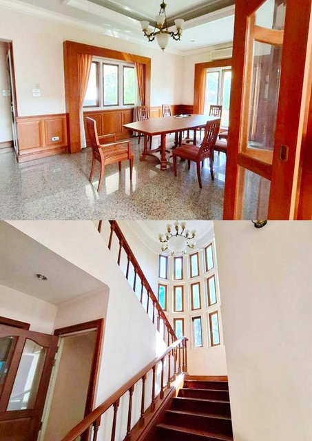 คฤหาสน์หรู 4 หลัง พลูวิลล่า ในรั้วเดียวกัน 792 ตร.วา. เมกะ บางนา 900ม. 2,122 ตร.ม.จัดเต็มเฟอร์ พร้อมสระว่ายน้ำ  16 นอน 20 น้ำ อีเกียบางนา