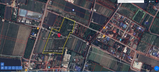 ขายที่เปล่าติดถนนดอนไก่ดี จ.สมุทรสาคร ผังเมืองสีเหลือง