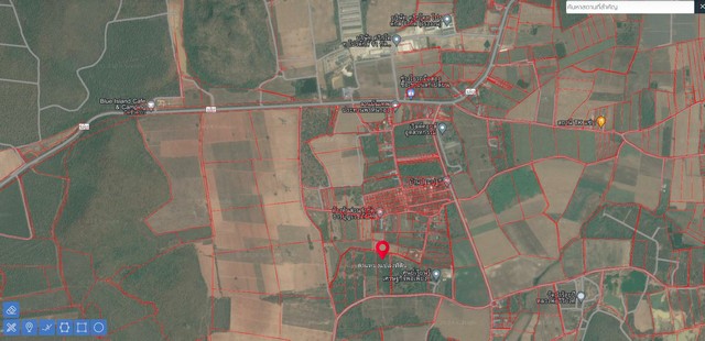 ขายที่ดินใกล้หลวงพ่อวิริยังค์ ติดถนน ใกล้ศูนย์การเรียนรู้เศรษฐกิจพอเพียง