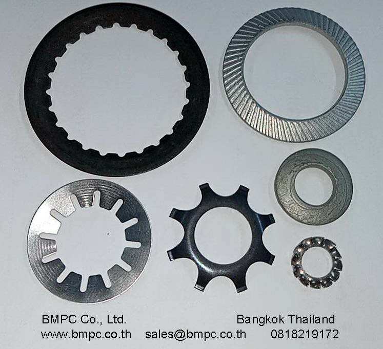 Wave spring washer, แหวนคลื่น, แหวนดันลูกปืน, แหวนกันรุน,