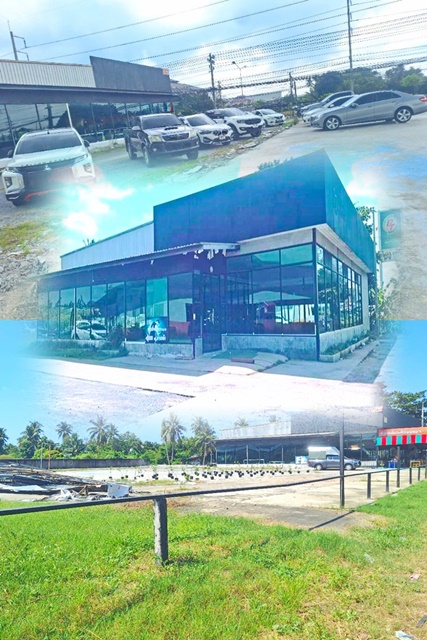 ทำเลดี ติดถนน โชว์รูม 8น้ำ 605ตร.ม. กระทุ่มแบนโกลบอลเฮ้าส์ ระหว่างเพชรเกษม พระราม2 โลตัส กระทุ่มแบน 800ม. เหมาะกับเปิดร้านผับ ฟิสเนต 