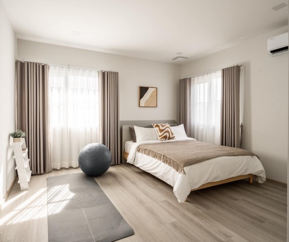 ขาย  ให้เช่า บ้านเดี่ยว วิลลาจจิโอ 3 ศรีนครินทร์-บางนา  ( Villaggio 3 Srinakarin-Bangna )  ขนาด 84 ตร.ว. บ้านมุม ตกแต่ง