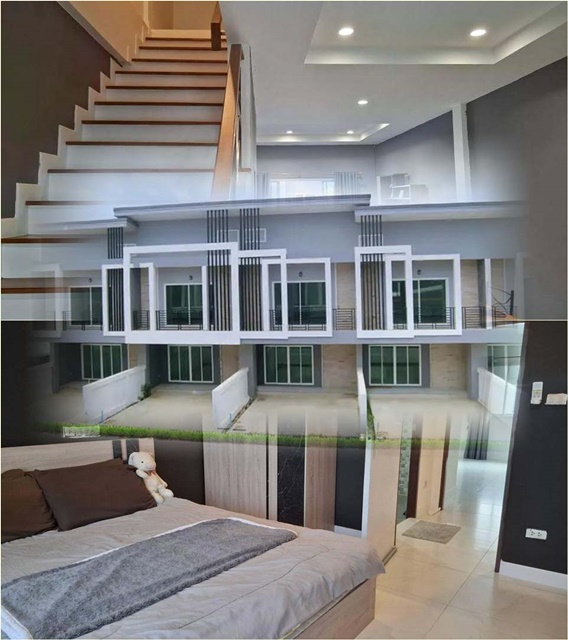 MRTบางใหญ่700 ตลาดกลางบางใหญ่ 1.9 กม.จันทร์ทองเอี่ยม ม.รัตนาธิเบศร์ โลตัส บางบัวทอง 1.6 กม.ทาวน์เฮ้าส์ 2 ชั้น 2นอน 2น้ำ  2 แอร์ พร้อมเฟอร์ เครื่องใช้ไฟฟ้า เป็นที่พักอาศัย โฮมออฟฟิศ แหล่งชุมชน หาของกินสะดวก ทำเลดี 20 ตร.วา 160 ตร.ม.ให้เช่า 12,999-13,999 b-m เดินทางสะดวกสบาย Central west gateMRT BangPhlu 1.2km. ChanThongIam Rattanathibet Lotus BangBuaThong 1.6km. 2-storey Townhouse 2bed 2bath 2 a/c with furniture electrical appliances for living home office community easy to find food Bang Yai Central Market 1.9 km.Good location 20sq.wa. 160sq.m. for rent 12,999-13,999 b-m convenient transport