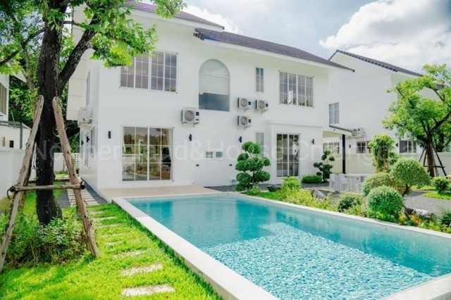 พูลวิลล่าสวยสร้างใหม่ สไตล์ญี่ปุ่น สันผักหวาน      