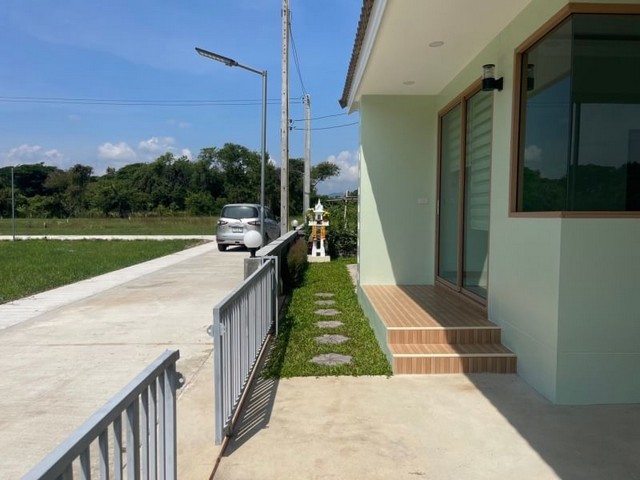 ขายขาดทุน บ้านสร้างใหม่ สไตล์มูจิ วิวธรรมชาติ น้ำแพร่ หางดง