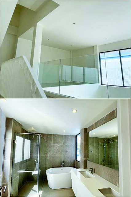 สไตล์โมเดิร์น ม.รังสิต 3.9 กม. ทำเลดี โฮมออฟฟิศ 5แอร์  ย่านสนามบินดอนเมือง 3.5 ชั้น 270ตร.ม. 41ตร.วา.