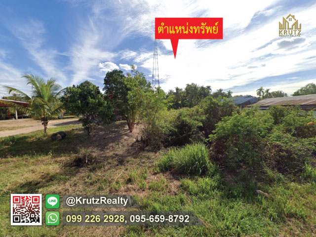 ขายที่ดินเปล่า 257.2 ตรว ติดถนนดำ เหมาะสำหรับทำคาเฟ่ ต.สิวิเชียร อ.น้ำยืน จ.อุบลราชธานี