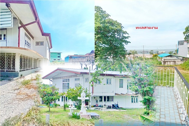 หาดบางแสน 4.6กม. ให้เช่า เช่า-ขาย ร้านอาหาร ที่ดิน 2ไร่ 2งาน 42ตร.วา. 149,999 B-M ตลาดสดท่าเรืออ่างศิลา 500 ม.พร้อมบ้านไม้สักหลังใหญ่ 2ชั้น 7นอน 5น้ำ ครัวใหญ่มาก ติดถนนใหญ่ แปลงสวย ติดทะเล ทำการค้า หรือพักอาศัย รร.อ่างศิลาพิทยาคม 1.1 กม.ขาย 179.9 ล้านบาท ม.บูรพา 6.8 กม. 100 คัน สระว่ายน้ำขนาดใหญ่Bangsaen 4.6km. Restaurant For rent-sale land with a large teak house 2-storey 7 bed AngSila Pier Fresh Market 500m.  2rai 2ngan 42sqwa. 5 bath biggest kitchen on the main road beautiful by the sea for business or residence Ang Sila Pittayakhom School 1.1 km. For ren