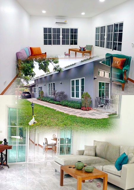 สยามคันทรีคลับ 4.5กม.Pool Villa โรงแรม 40 ห้อง ให้เช่าขาดทุน 50%  2ชั้น  รีสอร์ท 8 หลัง พัทยา 200 ม. 8 ไร่  ถ.พรประภานิมิต 3305 ตรม. 