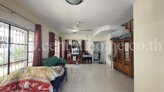 บ้านแฝด หมู่บ้าน พฤกษา 13 รังสิต คลอง 3 ต่อเติมครัว ต่อเติมหลังคาหน้าบ้าน