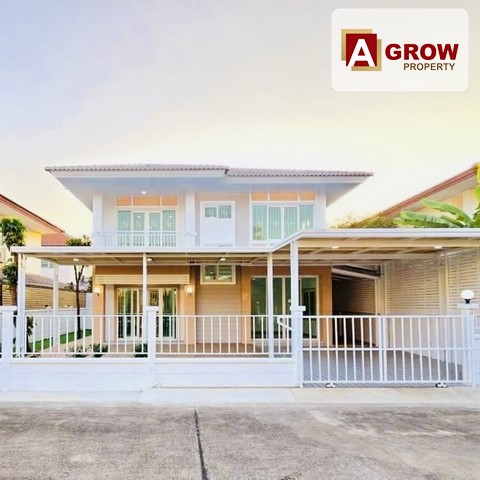 หมู่บ้าน คุณา ภัทร 5 ตกแต่งใหม่ทั้งหลัง มีพื้นที่รอบบ้าน พร้อมเฟอร์นิเจอร์ เข้าอยู่ได้เลย