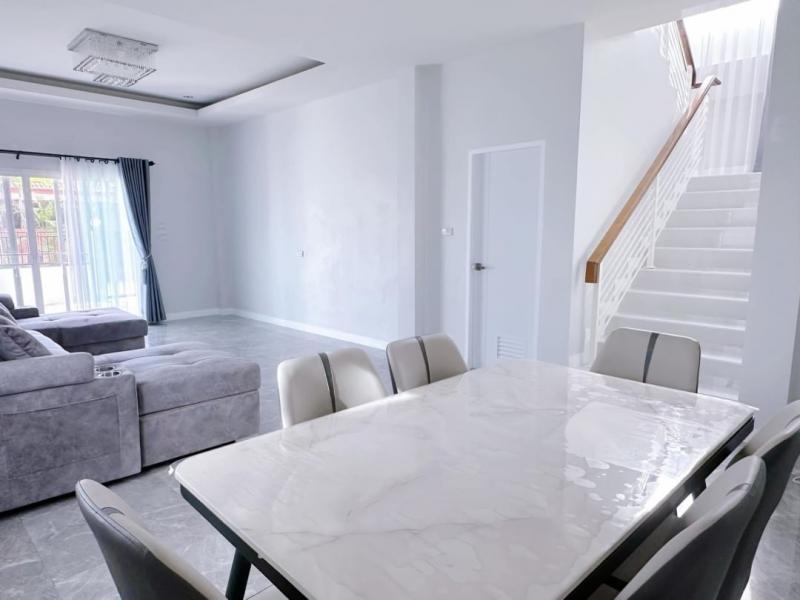 เจ้าของซื้อไว้ไม่ได้อยู่ ขาย 4.29 ล้าน 62.5 ตรว. 4 นอน 3 น้ำ หนองจ๊อม #สันทราย บ้านเดี่ยว 2 ชั้น สไตล์โมเดิร์น เฟอร์นิเจอร์ครบ พร้อมเข้าอยู่