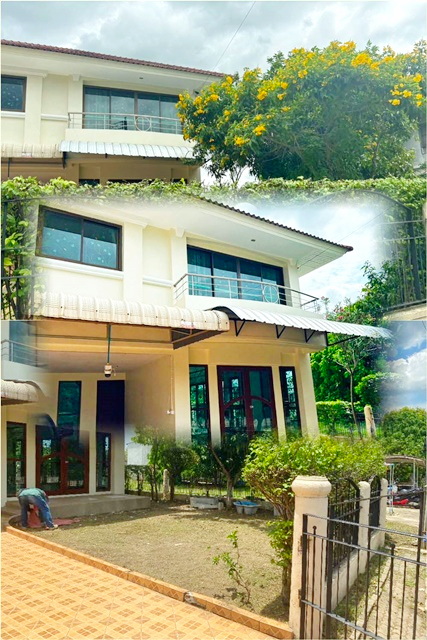 รพ.ธัญบุรี 4.6 กม.ตลาดคลองสี่เมืองใหม่ 800 ม.รีโนเวทใหม่ บ้านเดี่ยว 2 ชั้น  3 นอน 2 น้ำ แต่งครบแต่งครบพร้อมอยู่ บรรยากาศร่มรื่น เย็นสบาย 60 ตร.วา. 242 ตร.ม.ให้เช่า 16,998 B-M ใกล้สวนสนุกดรีมเวิลด์Suankularb Wittayalai Rangsit School 1.2 km.KhlongSiMueangMai Market 800 m. Newly renovated 2-storey detached house 3 bed 2 bath fully furnished ready to move in shady atmosphere cool 60sq.wa. 242sq.m.    For rent 16,998 B-M  Near Dream World Amusement Park Thanyaburi Hospital 4.6 km. ถ.คลองหลวง รังสิต นครนายกตำบล คลองสี่ อำเภอคลองหลวง ปทุมธานี 60ตร.วา. 242 ตร.ม. 60sq.wa. 242sq.m.  3 ห้�