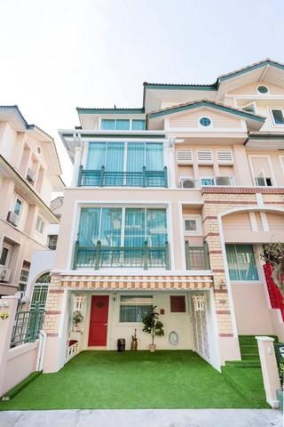 ให้เช่า ทาวน์โฮม 4 ชั้น คริสตัล วิลล์ ประดิษฐ์มนูญธรรม ลาดพร้าวสอบถามข้อมูลและนัดชมสถานที่ :ติดต่อ : เนย์ 084-3563945https://line.me/ti/p/pj4uwCgxT9ติดต่อ : ตั้ม 093-2287932https://line.me/ti/p/UX1-r-vLMBทาวน์โฮม 4 ชั้น คริสตัล วิลล์ ประดิษฐ์มนูญธรรม ลาดพร้าวพื้นที่ใช้สอย 280 ตารางเมตร4 ห้องนอน5 ห้องน้ำ1 ห้องนั่งเล่น1 ห้องรับประทานอาหาร2 ที่จอดรถครัวขนาดใหญ่ (ตู้เย็น เตา ไมโครเวฟ เตาอบ ฯลฯ)บ้านสไตล์พูลวิลล่า มีแอร์ 6 เค�