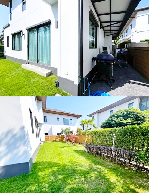 ชาร์เตอร์  รร.นานาชาติแพนเอเชีย 3.0 กม. 2 ชั้น คฤหาสน์แสนสิริ 5 นอน 6 น้ำ จัดเต็มเฟอร์ เครื่องใช้ไฟฟ้า 75 ตร.วา.. MRT ศรีนครินทร์ 38 2.5 กม.