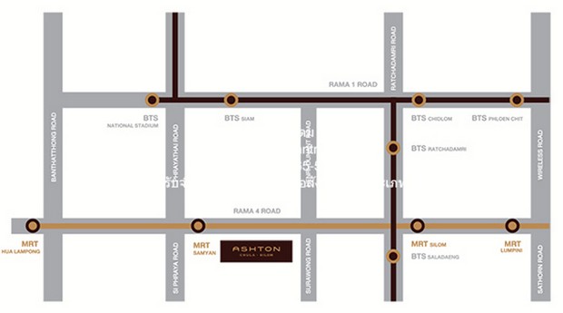 ให้เช่าคอนโด แอชตัน จุฬา-สีลม (Ashton Chula-Silom) MRT-สามย่าน, ชั้น 20 34 ตร.ม. 1 น 1 น้ำ ราคา 28,000 บาท/เดือน
